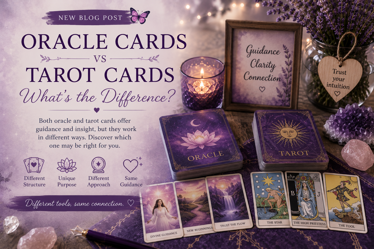 Oracle Cards vs Tarot Cards: What's the Difference?