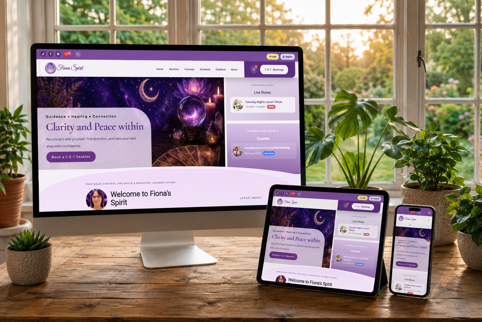Fiona's Spirit Website Officially Launches