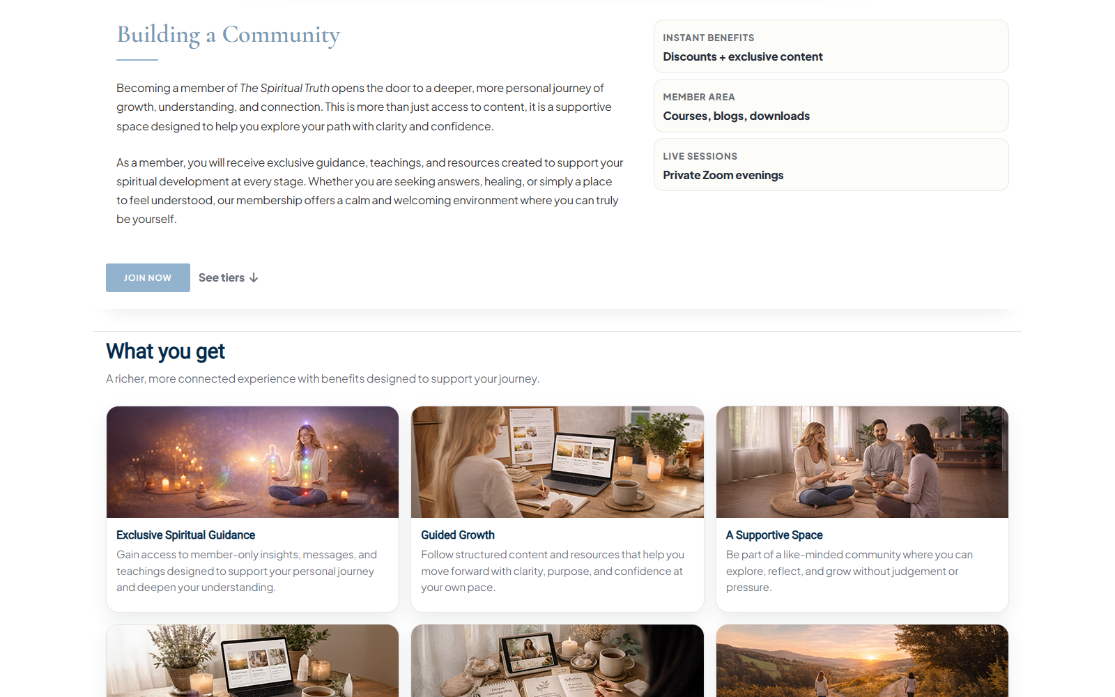 Membership showcase